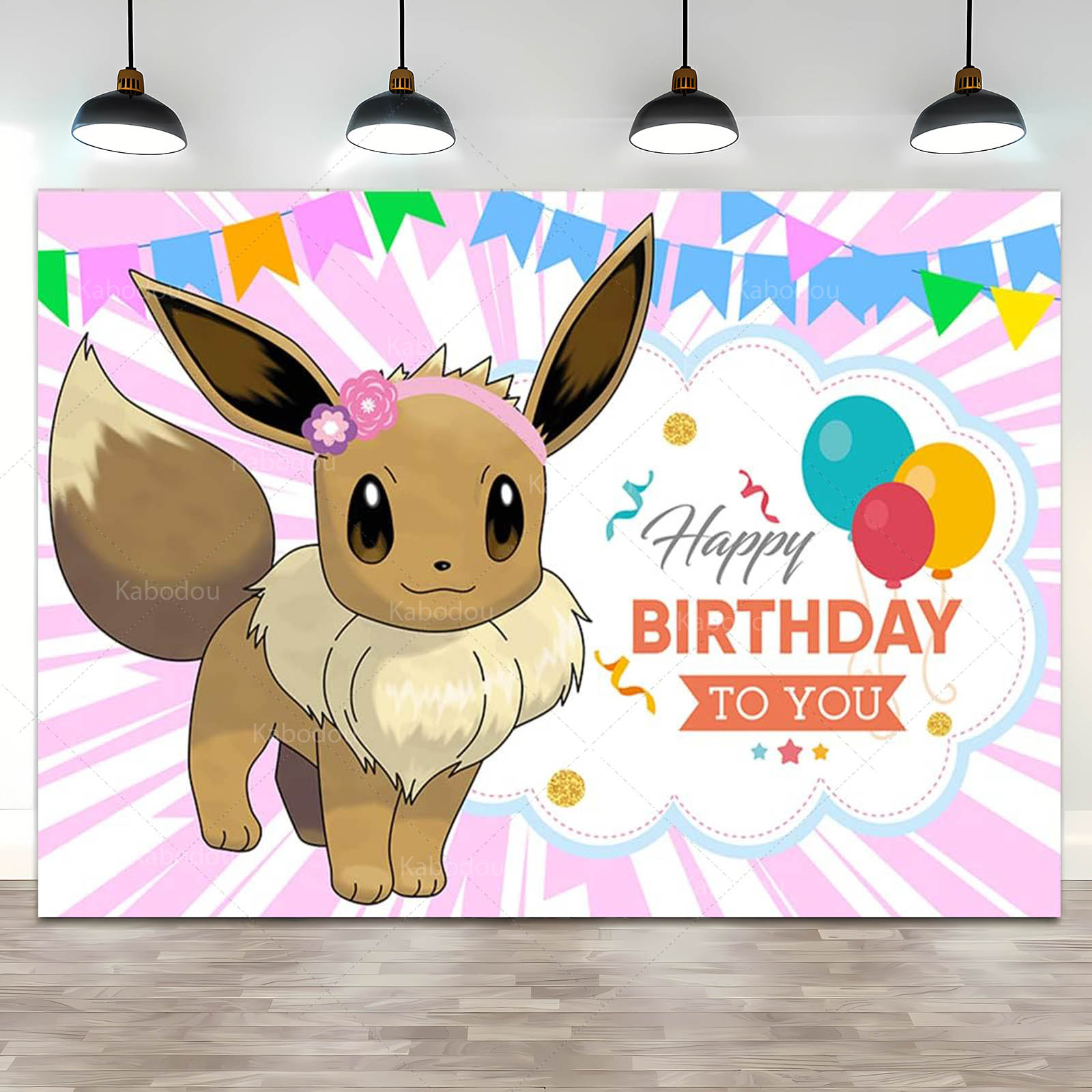 Pokemon Eevee Birthday Party B – Anime Cosplay Pokemon recenzja i cena