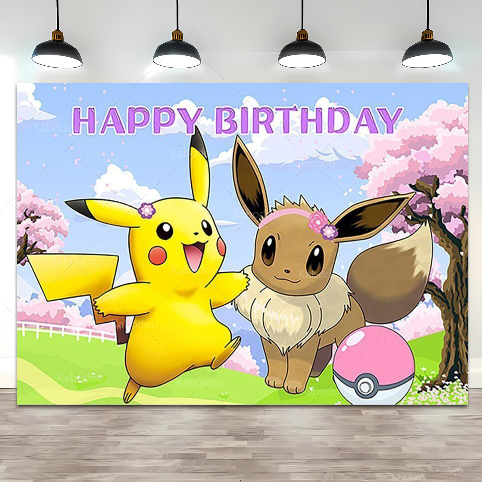 Pokemon Eevee Birthday Party B – Anime Cosplay Pokemon recenzja i cena