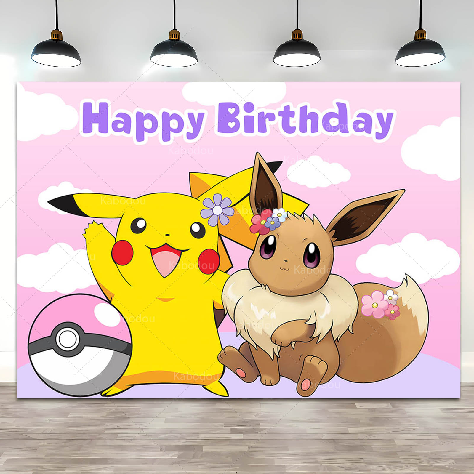 Pokemon Eevee Birthday Party B – Anime Cosplay Pokemon recenzja i cena