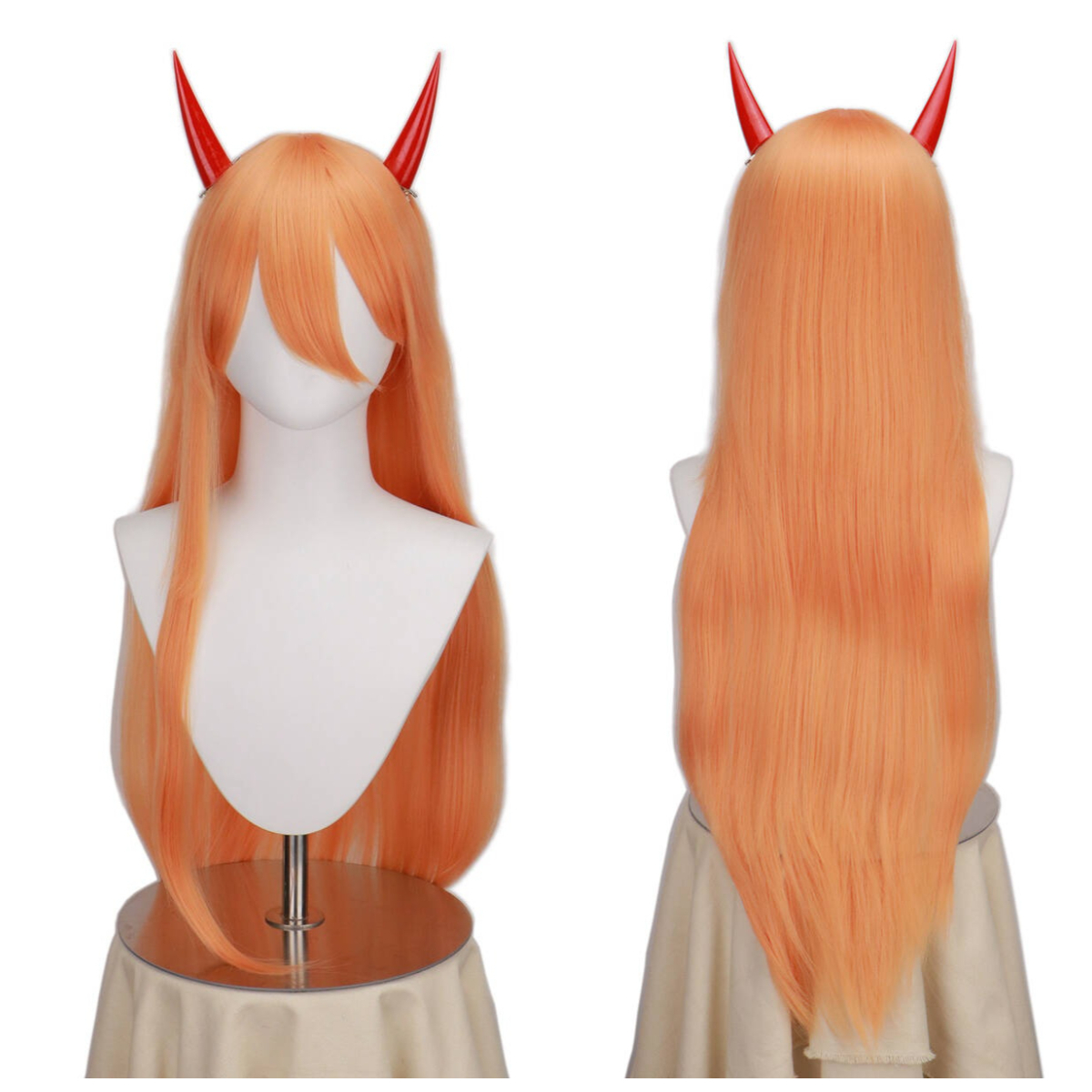 Long Orange Pink Heat Resistan – Anime Cosplay Makima recenzja i cena