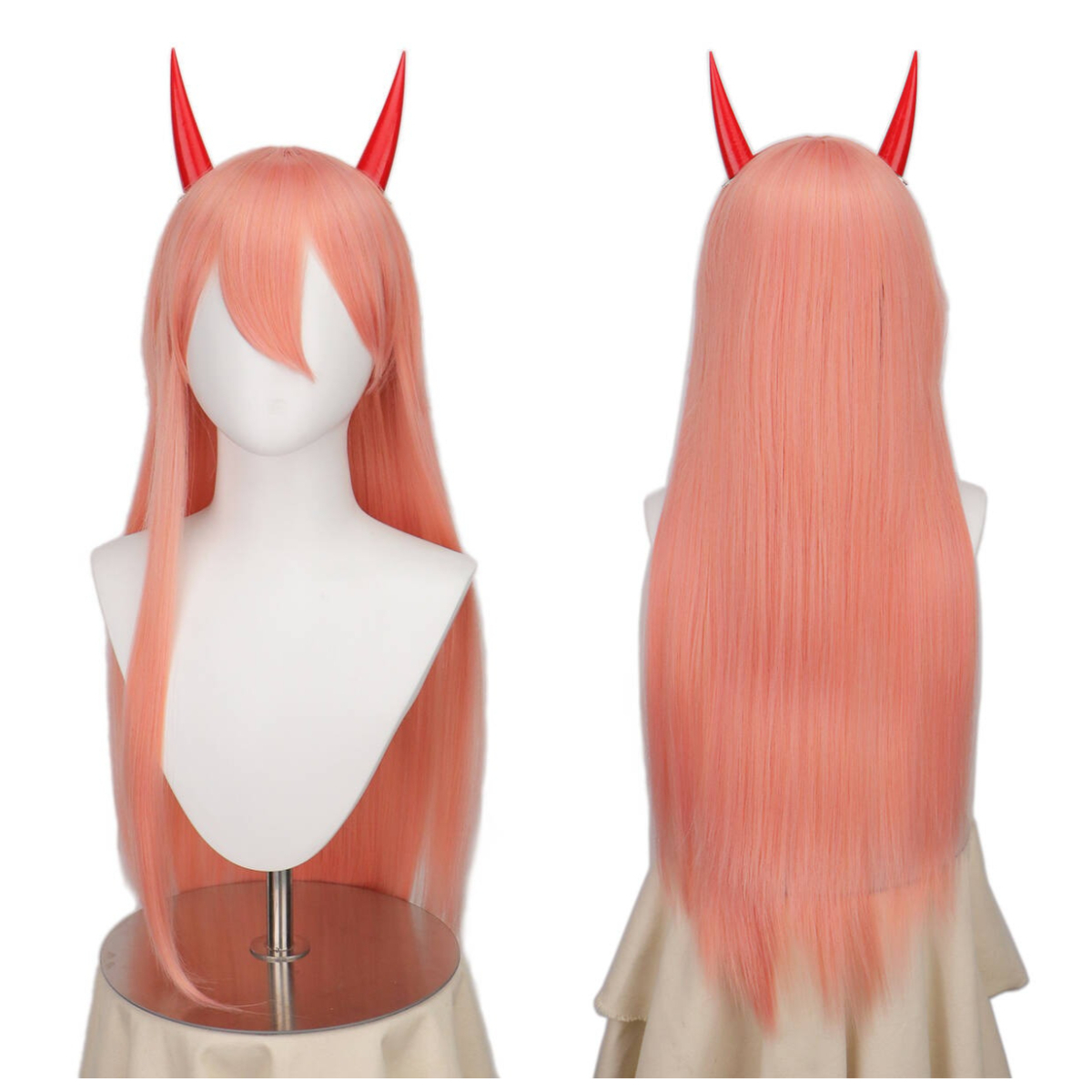 Long Orange Pink Heat Resistan – Anime Cosplay Makima recenzja i cena