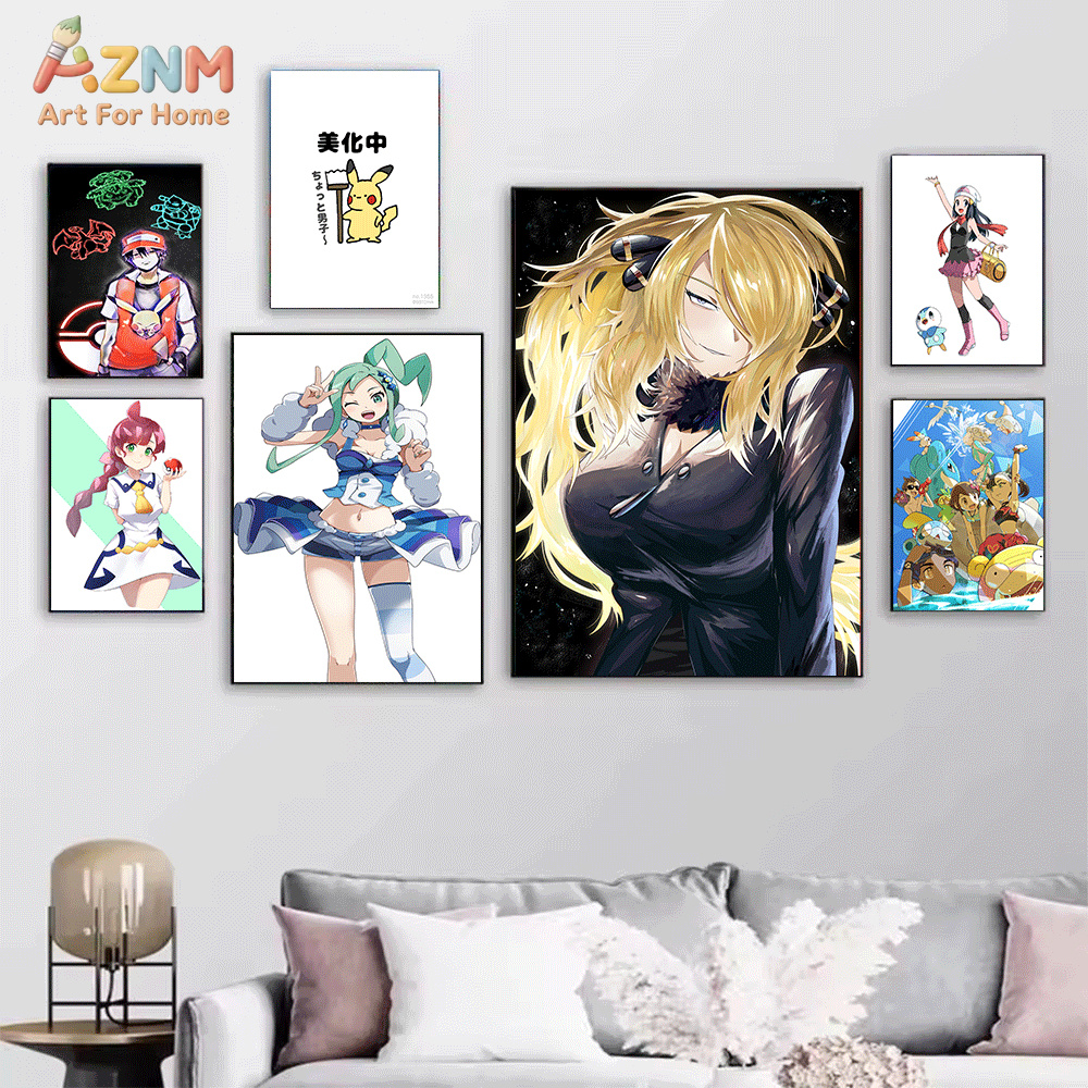 AZNM Pokemon Anime Canvas Wall – Anime Cosplay Pokemon recenzja i cena