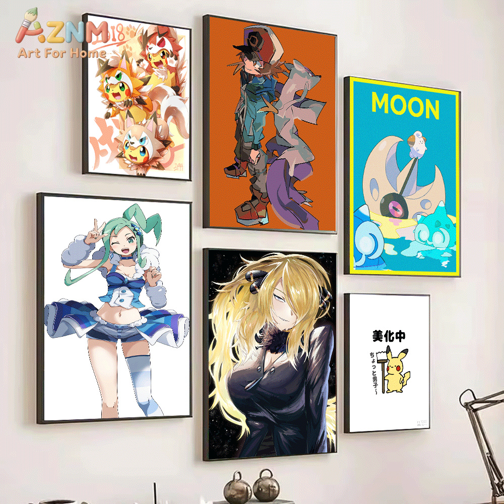 AZNM Pokemon Anime Canvas Wall – Anime Cosplay Pokemon recenzja i cena