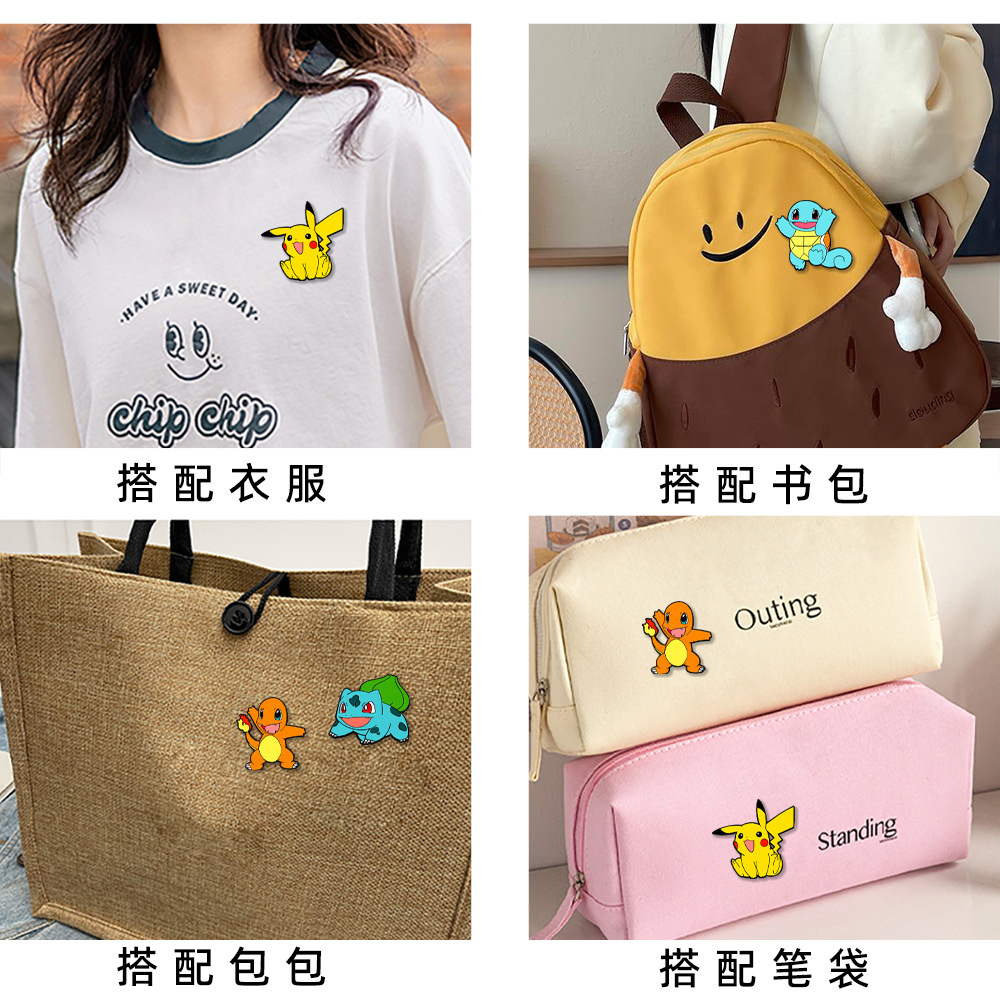 4Pcs Pokemon Enamel Pins Set,  – Anime Cosplay Pokemon recenzja i cena