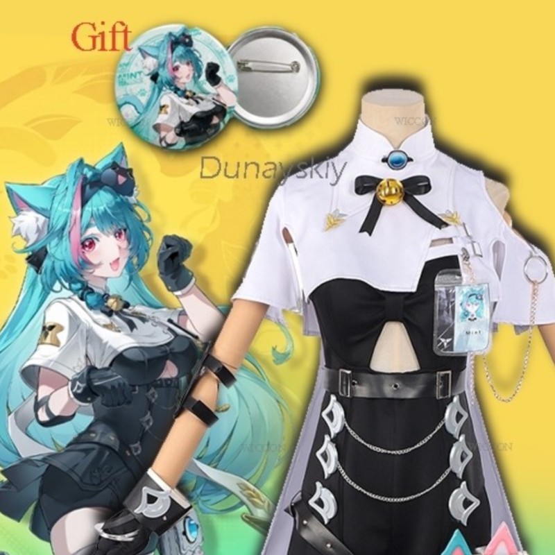 Fantasias NTE Mint Neverness T – Anime Cosplay Wigs recenzja i cena