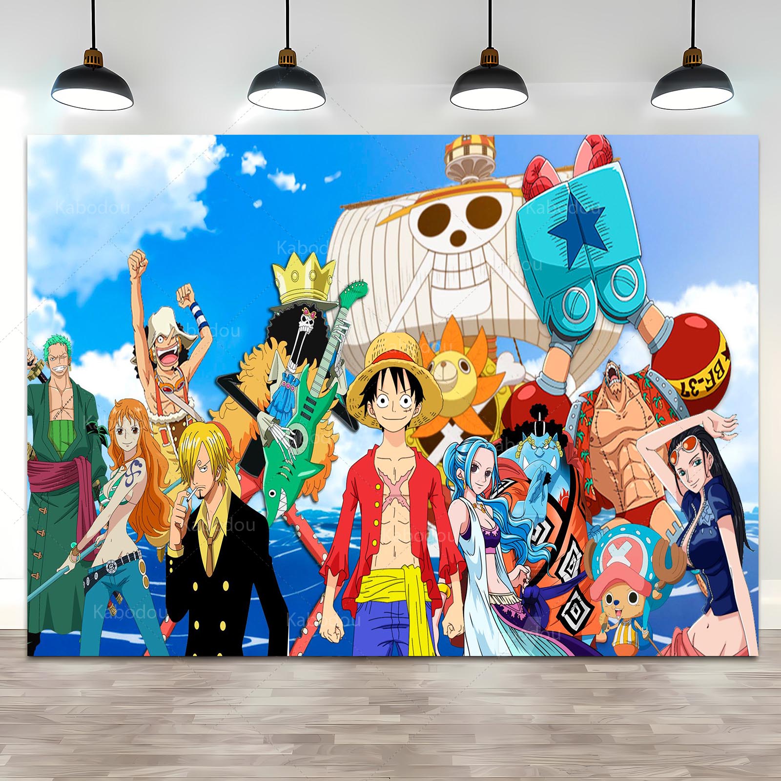 Anime One Piece Luffy Backdrop – Anime Cosplay Pokemon recenzja i cena