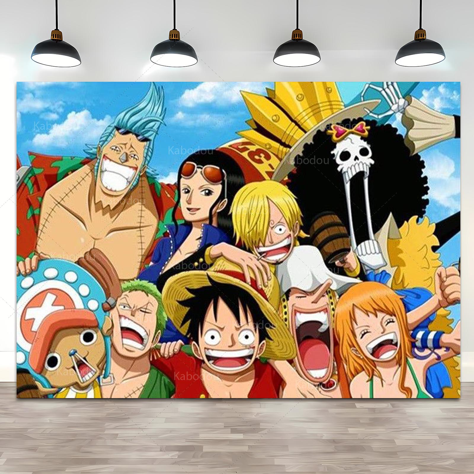 Anime One Piece Luffy Backdrop – Anime Cosplay Pokemon recenzja i cena