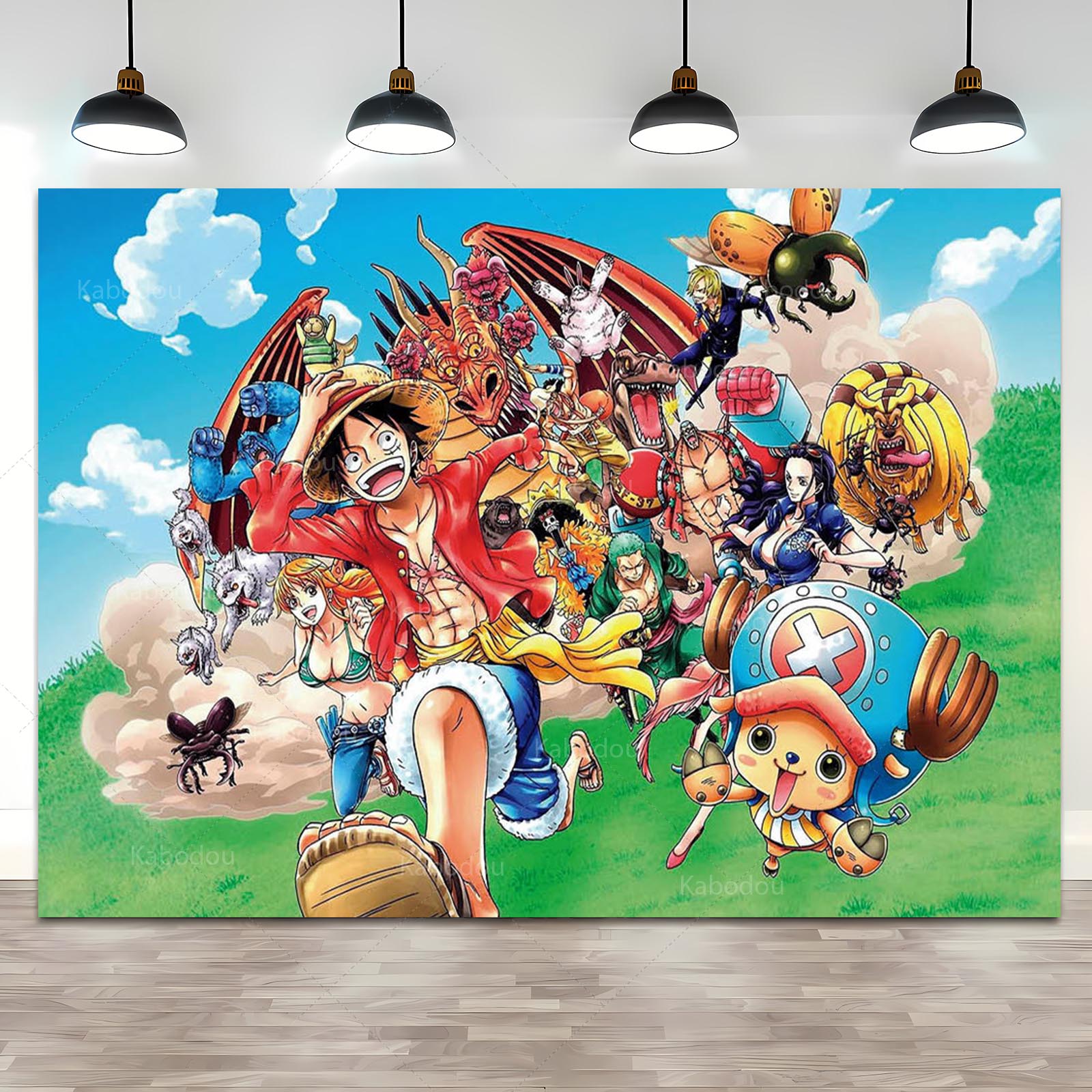 Anime One Piece Luffy Backdrop – Anime Cosplay Pokemon recenzja i cena