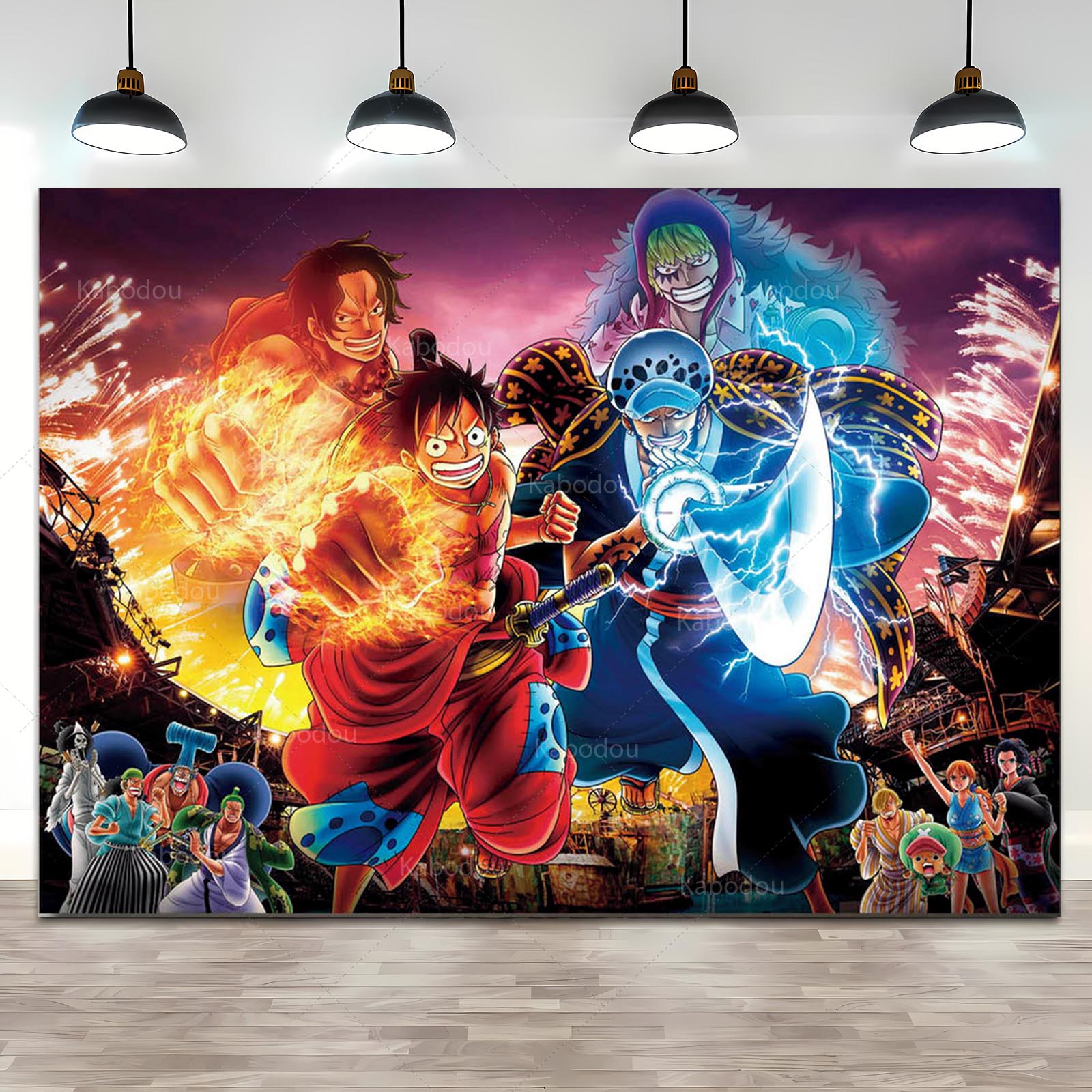 Anime One Piece Luffy Backdrop – Anime Cosplay Pokemon recenzja i cena