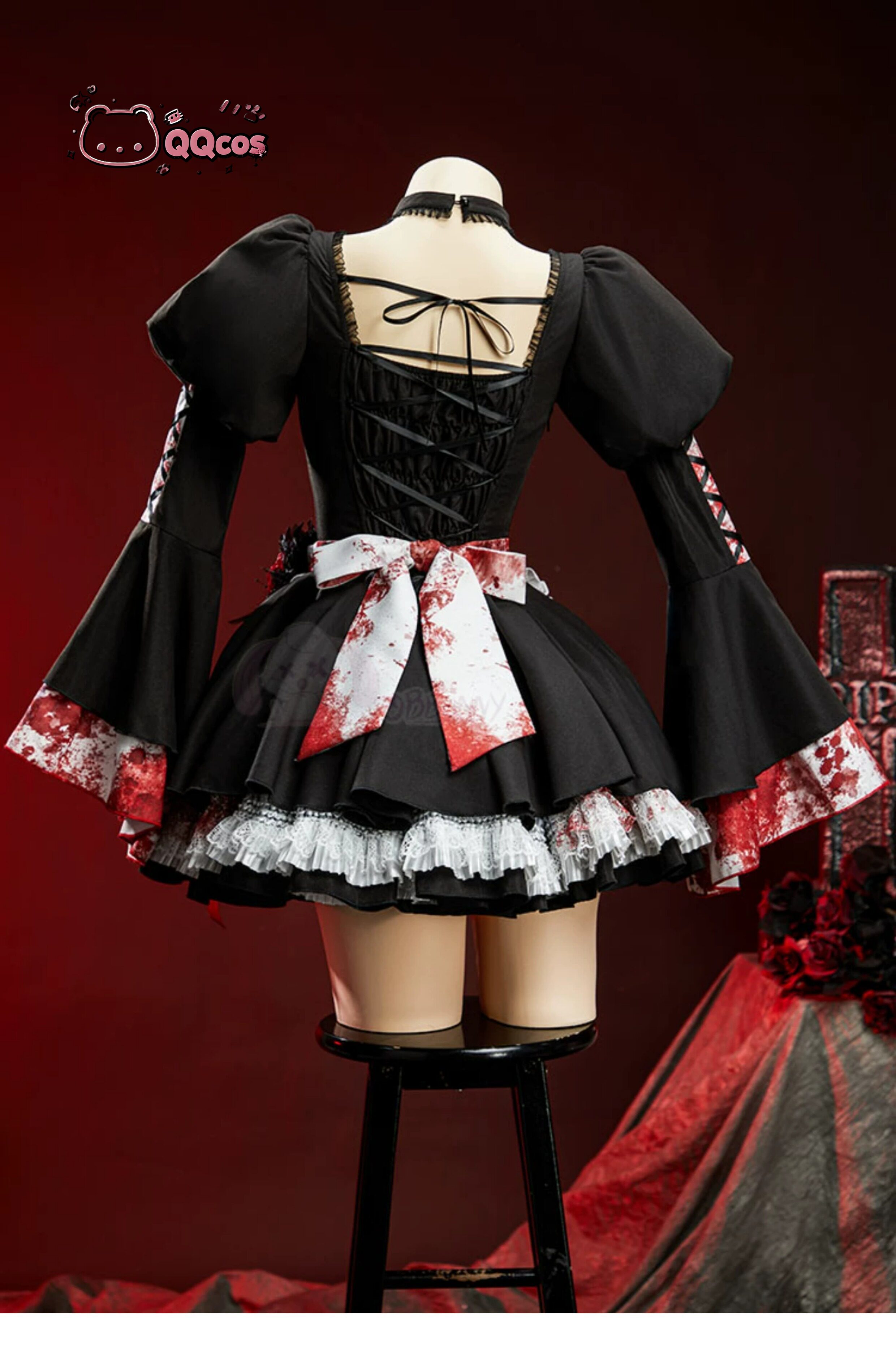 QQcos Game Cosplay Series:Goth – Anime Cosplay Lolita recenzja i cena