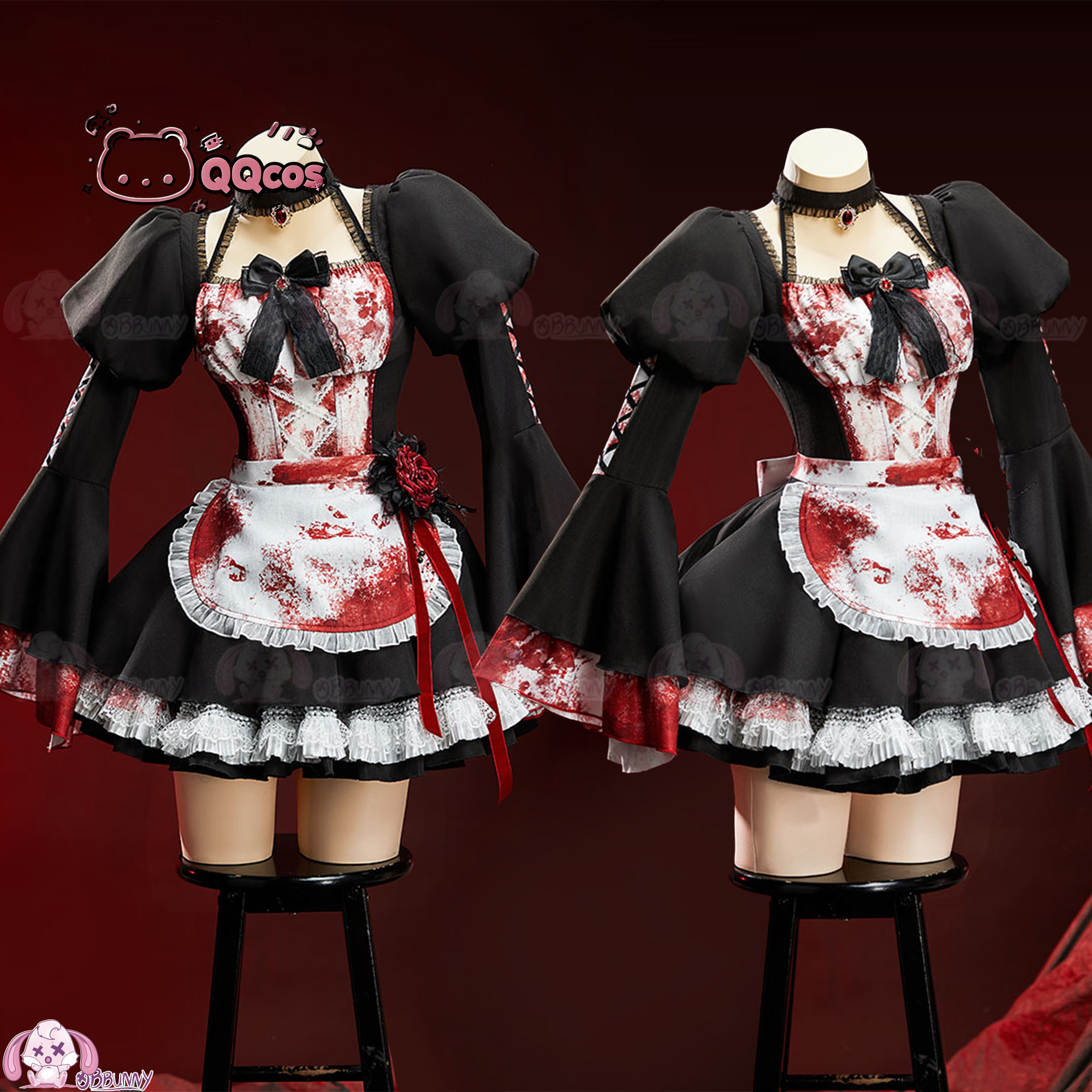 QQcos Game Cosplay Series:Goth – Anime Cosplay Lolita recenzja i cena