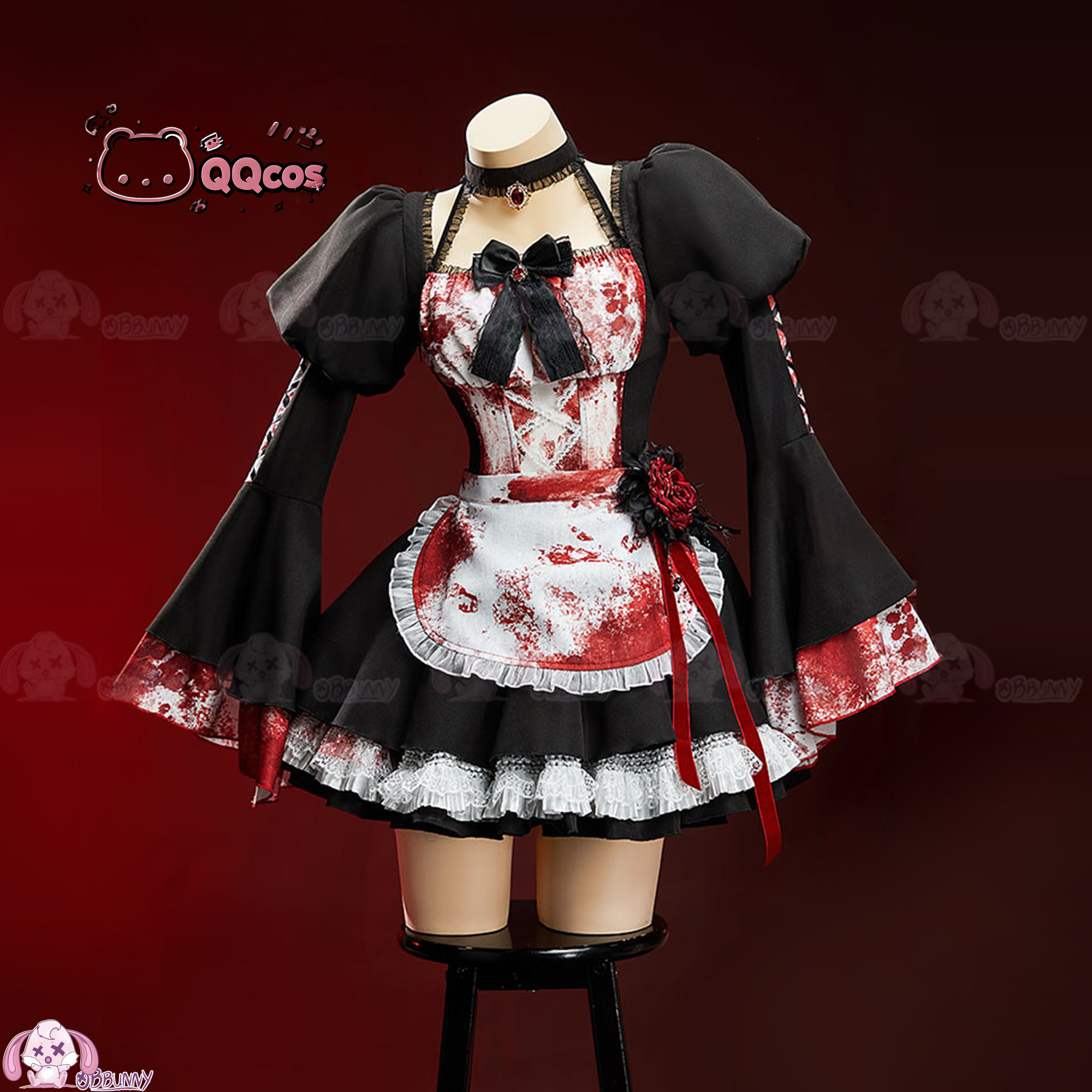 QQcos Game Cosplay Series:Goth – Anime Cosplay Lolita recenzja i cena