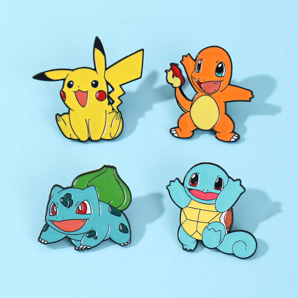4Pcs Pokemon Enamel Pins Set,  – Anime Cosplay Pokemon recenzja i cena